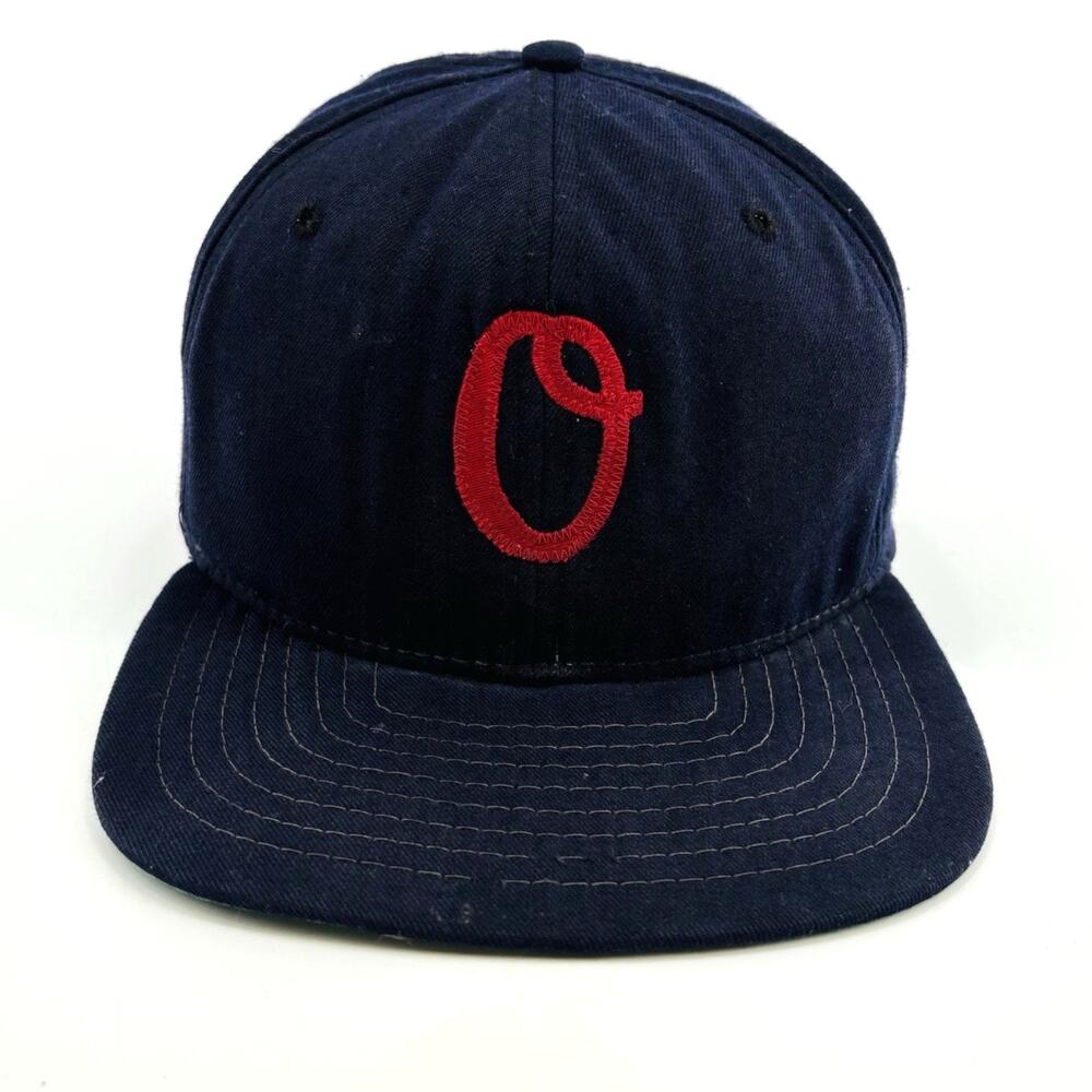 Vintage Baltimore Orioles Hat Cap SnapBack New Era Wool MLB Cursive O Logo